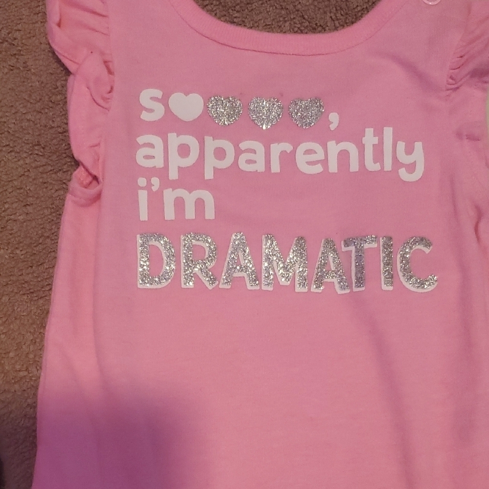 Set Of 5 Garanimals Pink and Green Bodysuits for Infants - Picture 3 of 7
